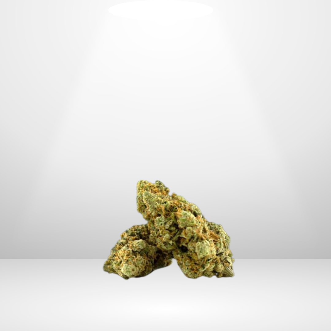 Närbild på CBD Buds – Amnesia 5g med full CBD-profil