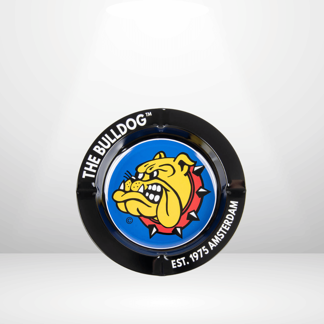 Metallaskkopp från The Bulldog – slitstark och stilren askkopp i metall