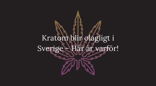 Kratom blir olagligt i Sverige – Här är varför!