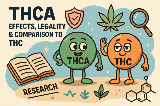 THCA – Effekter, laglighet och jämförelse med andra cannabinoider