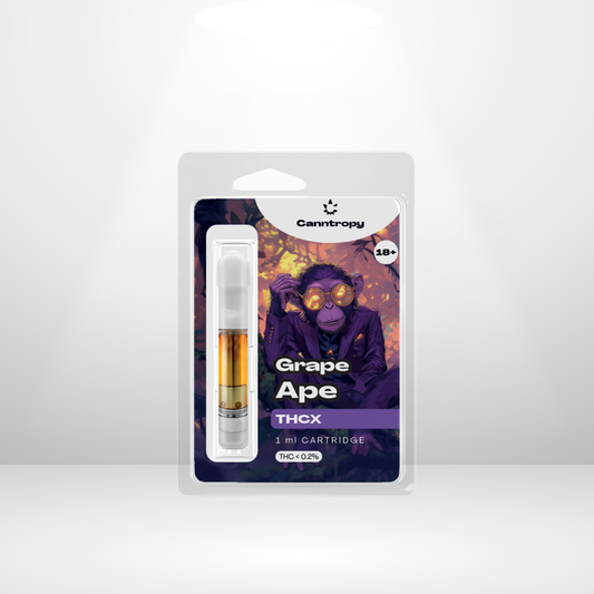 Canntropy THCX Cartridge Grape Ape, THCX 10 %, 1 ml