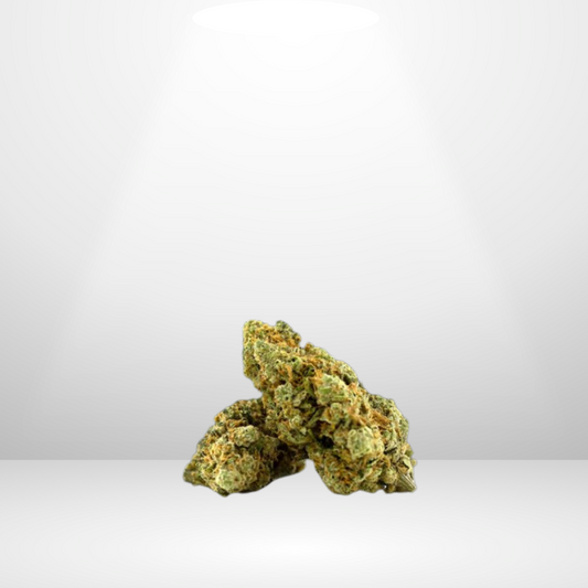 Närbild på CBD Buds – Amnesia 5g med full CBD-profil
