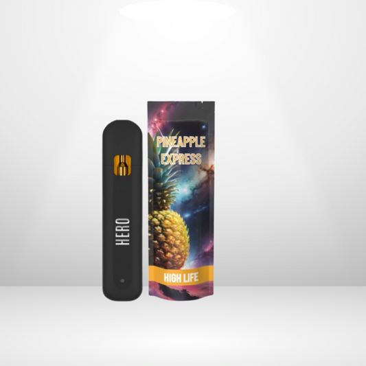 Engångsvape High Life från Hero med THCNM 40% – Pineapple Express 1ml