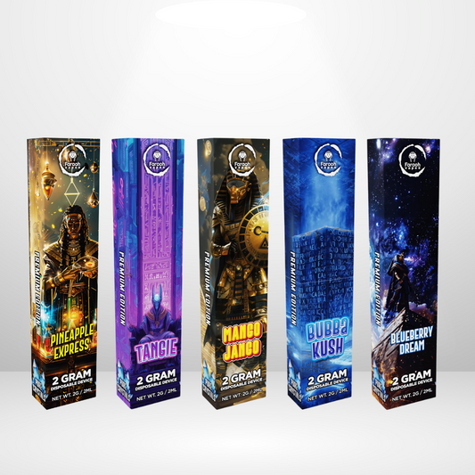 BUNDLE THCA 3st Engångsvape Varumärke Faraoh