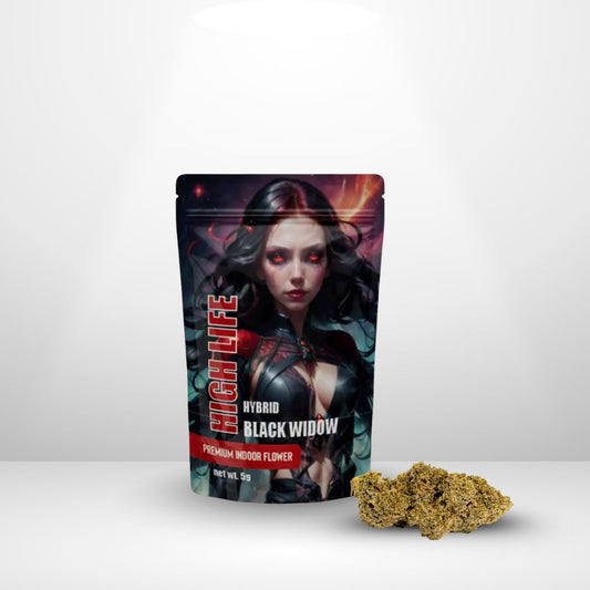 THCA Black Widow Hybrid Buds 5g 40%
